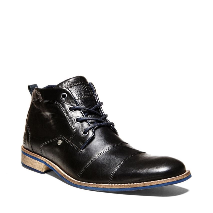 Botas Chukka Steve Madden Kramerr Cuero Hombre Negras | ES GD0E34